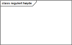 regulert høyde
